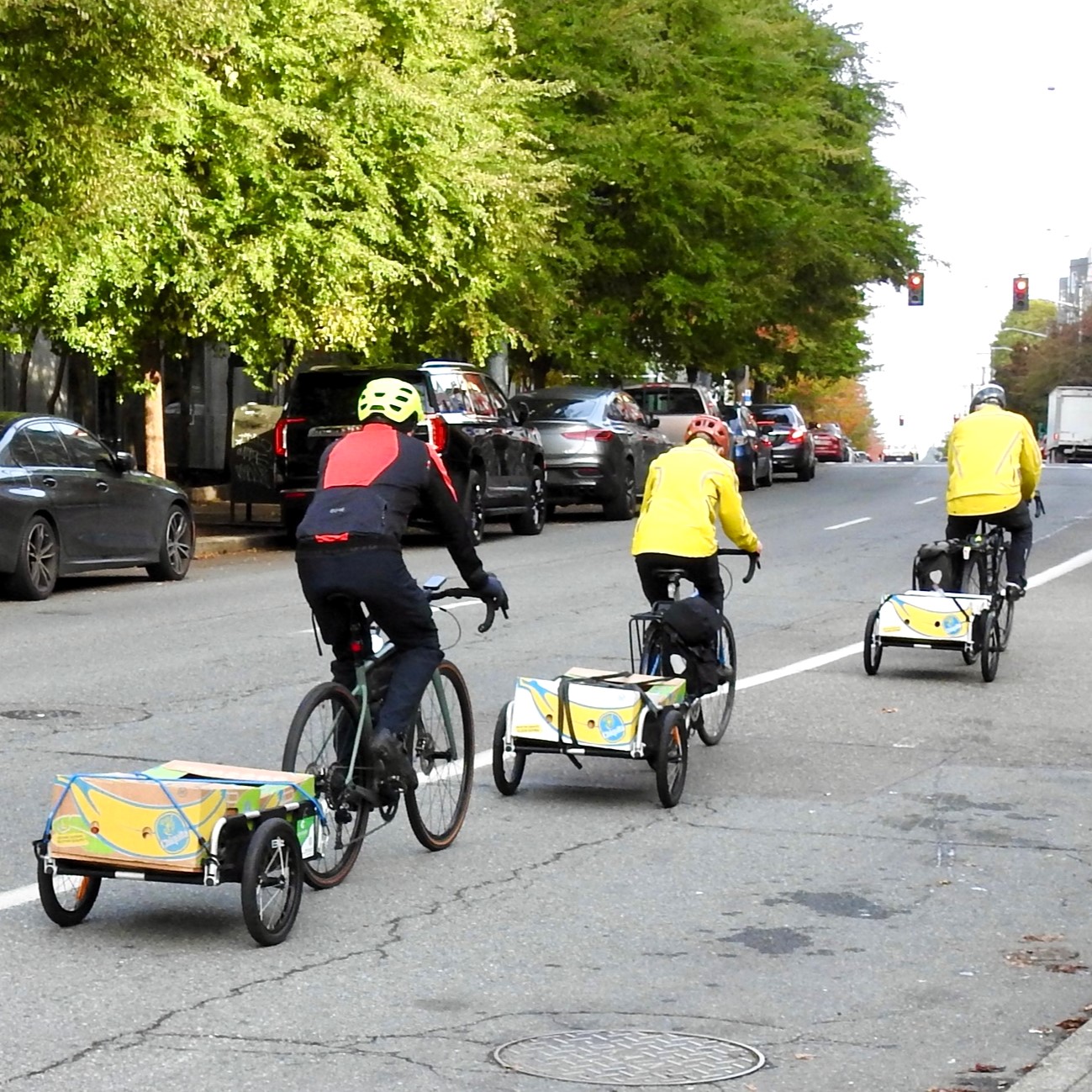 Biking as community service