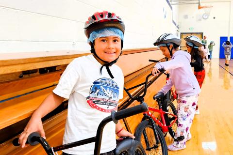 Kids love bikes