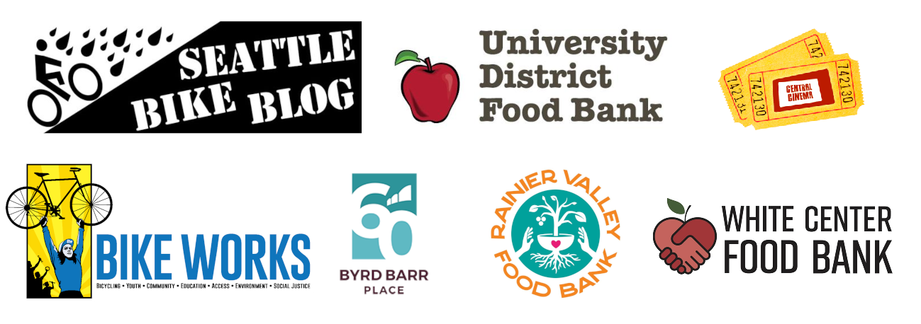 Organizations that are supporting the 2025 Cranksgiving event.